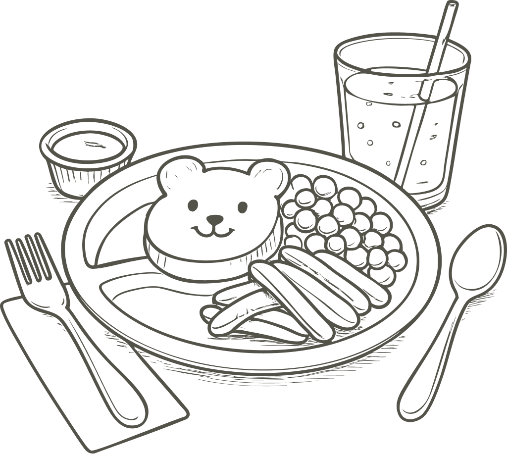 little-ones-dinner-illustration
